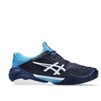 sepatu asics court ff 3 Novak clay blue original