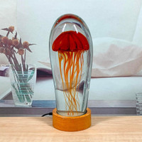Pajangan Ubur-ubur Ornaments Unik / LED Jellyfish 10cm 4602