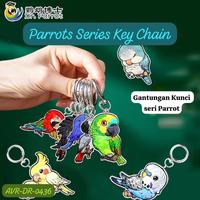 Gantungan Kunci Burung Parrot Series AVR-DR-0436 series Small-Medium Parrot