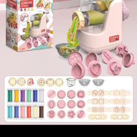 Mainan mesin Pembuat Mie Mainan Clay Anak Set Mainan Platisin