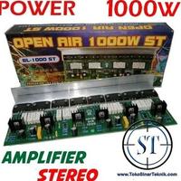 Kit Open Air 2x500w 1000W Stereo ( Power Amplifier Stereo 1000 Watt ) TR Transistor SANKEN 1216 / 2922 BL-1000 ST