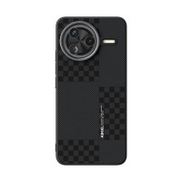 For Xiaomi POCO F7 Pro Ultra Case Magsafe Slim Alloy Lens Magnetic Wireless Charger Carbon Fiber Cover Shockproof Anti-slip Grip