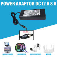 VBS Adaptor Power Supply Converter AC to DC 12V 8A LED Strip Monitor - 1280 - Black