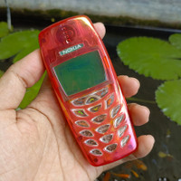 Nokia 3350 transparan merah ada batre sinyal ritmixnya unik buat koleksi