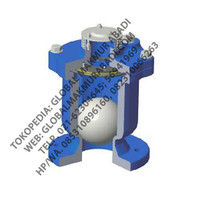 WEFLO FIG9100 SINGLE ORIFICE ORIFICE AIR RELIEF RELEASE VALVE FLANGE PN16 CAST IRON
