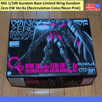 MG 1/100 Gundam Base Limited Wing Gundam Zero EW Ver.Ka - Cross Contrast Colors Series Neon Pink