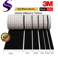 new !!! Velcro Tape 3m Perekat Double Tape Serbaguna Set Halus Kasar Perepet Velcrow Kasar Halus Perekat Kain Serbaguna Kretekan Velkro