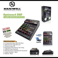 Mixer Audio Hardwell optimus 4 DSP 4 Channel Bluetooth Soundcard original