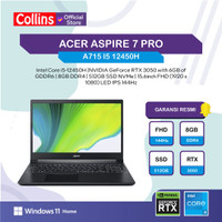 ACER ASPIRE 7 PRO A715 I5 12450H RTX3050 8GB 512GB 15.6 FHD 144HZ W11 OHS