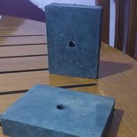 magnet block kotak jenis ferite ukuran 8,5x6,5x 1,8cm sangat lengket