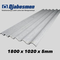 Asbes Djabesmen Gelombang Besar 1800 x 1020 x 5mm