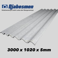 Asbes Djabesmen Gelombang Besar 3000 x 1020 x 5mm