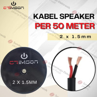 Kabel Speaker Crimson 2 X 1.5 Mm Original Crimson 2X1.5 Mm 50 Meter
