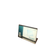 Bantex Slanted Sign Holder A8 Acrylic Dudukan Tempat Kartu Nama Meja Kantor Restoran Hotel