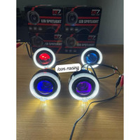 BILED MATRIX CR7 LAMPU BILED 3 INCH C655 SHROUD BULAT CAHAYA FLAT CUT DENGAN KIPAS PENDINGIN
