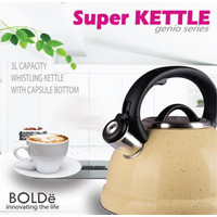 Bolde Teko Air / Kettle Siul 3 Liter Super Kettle Genio Series Bisa Bunyi