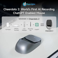 Touchpad Mouse All-in-One Wireless Voice Recorder Clicker Pointer - CHEERDOTS 2 PRO AI Version