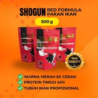 Pelet Shogun Import Thailand Red Formula 500 g Makanan Pelet Pakan Ikan Koki Tipe sinking