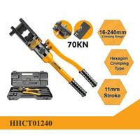 Ingco HHCT01240 Hydraulic Crimping 70 kN Tang Press Skun Hidrolik