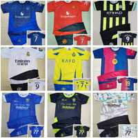 Stelan Bola Anak/ Kaos Bola Anak MADRID.CITY.BARCA.PERSIB.AL NASSR.