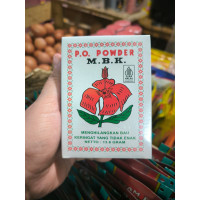 MBK Powder Putih - Menghilangkan Bau Keringat Deodorant Powder Bedak Bubuk Isi 12 Pcs