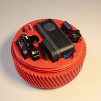 3D Box Go Pro / GoPro Hero 9 10 11 12 Round Case Box Bulat
