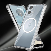 Case Motorola Moto G45 MAGSAFE Wireless Magnetic Tpu Premium Bumper Magnetic Clear Softcase