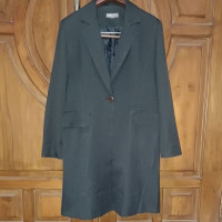 PRELOVED GABRIEL Blazer Long Wanita Blue Black LD 95