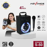 ADVANCE S-50 SPEAKER TUNGGAL 4 INCH