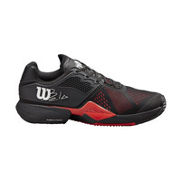 Sepatu Padel Wilson Bela Tour Black Red Wilson Tour Bela Pade Men's Shoe Wilson Padel Shoe Original
