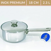 PANCI GAGANG BIMA 18 CM / PANCI SUSU SAUCE PAN BIMA STAINLESS 2.3 L