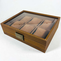 Kotak Kayu Box Jam Tangan 6 Slot