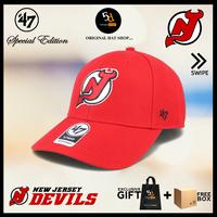 TOPI ORIGINAL 47 BRAND MVP NEW JERSEY DEVILS RED