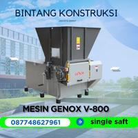 MESIN GENOX V800 / Mesin pencacah plastik, kertas ,dll