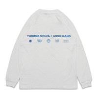 Kaos Lengan Panjang Throox Zaniolo White || Longsleeve