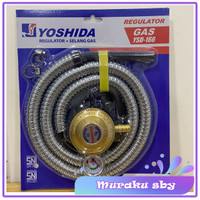 YOSHIDA Selang Regulator Gas ( 1 Set ) Yoshida  YSD-166