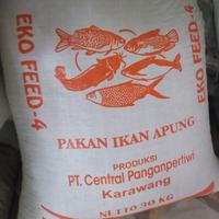 EKOFEED -4 500 gram PAKAN IKAN LELE MUJAER GURAME PATIN MAS WADER