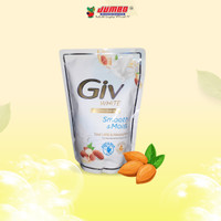 GIV Body Wash Goat's Milk & Almond Oil 400ml - Sabun Cair