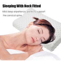 Bantal Kepala Pillow Curved Memory Foam Slow Rebound Tidur Orthopedic Sakit Leher Sarung Resleting