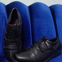 sepatu pantofel Bigsize kulit asli second