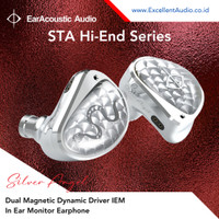 Earphone EarAcoustic STA Hi End Dual Magnetic Dynamic Driver IEM In Ear Monitor Earphone