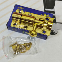 Grendel 3 Inch / 7 cm Slot Pintu Jendela Sentekan Pengunci Slot