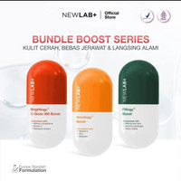 Newlab Booster Series/ Brightiogy C- Gluta 360 Boost / Acnalogy Booster / Fitiogy Boost 50gr /Minuman / Supplement Pencerah Badan / Pelangsing / Jerawat & Bekas