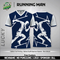Baju Olahraga Running Man Jersey Free Custom Nama dan Nomor