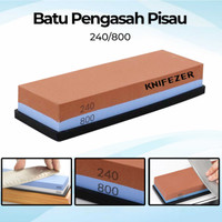 Batu Pengasah Pisau Whetstone Knife Sharpener 240/800 LUCKY