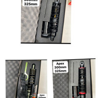 SHOCK BREAKER BELAKANG KTC APEX TABUNG BAWAH UK 300/325MM VARIO STAYLO /FAZIO/FILANO /VARIO 125/150