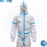 BEST PRODUK KRISBOW PAKAIAN PELINDUNG LABORATORIUM APD HAZMAT BAJU SERAGAM MEDIS SELAMAT BERBELANJA