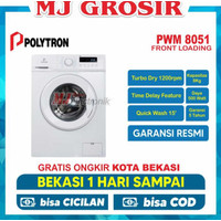 Promo / Terlaris MESIN CUCI FRONT LOADING POLYTRON PFL 8051 8KG PFL8051 8 KG 1 TABUNG Terbaik