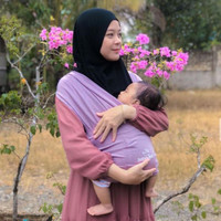 Top Gendongan Bayi Depan M Shape 3in1 Fast Baby Wrap dengan Sash Belt babysultan reka-4