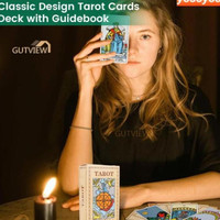 DISKON MURAH RAMALAN KARTU TAROT ASLI SET KARTU TAROT PORTABEL PANDUAN BAHASA INGGRIS SABUK TAROT ASLI (TERBAIK)